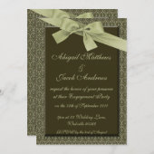 Einladung einer lebendigen grünen Multifunktionsge (Vorne/Hinten)