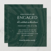 Einladung einer marmorierten Engagement-Partei - G (Vorne/Hinten)