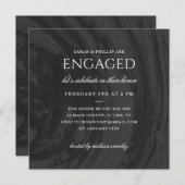 Einladung einer marmorierten Engagement-Partei - S (Vorne/Hinten)