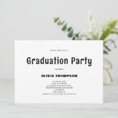 Einladung einer modernen Graduiertengruppe (Stehend Vorderseite)