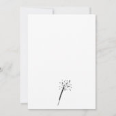 Einladung einer modernen Handgezeichneten-Gruppe (Rückseite)