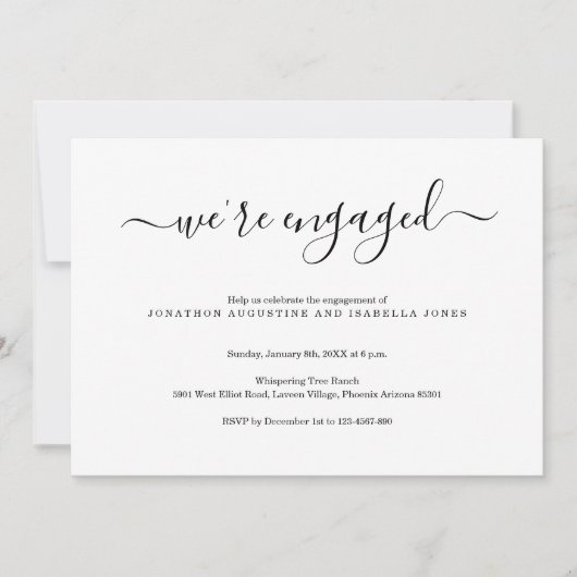 Einladung einer modernen Interessengruppe (Vorderseite)