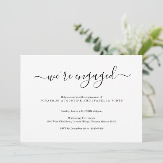 Einladung einer modernen Interessengruppe (Stehend Vorderseite)