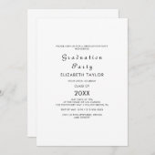 Einladung einer modernen Skriptabsolventin (Vorne/Hinten)