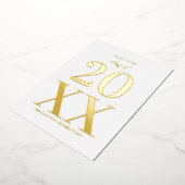 Einladung einer modernen Typografy Graduation Part (Gedreht)