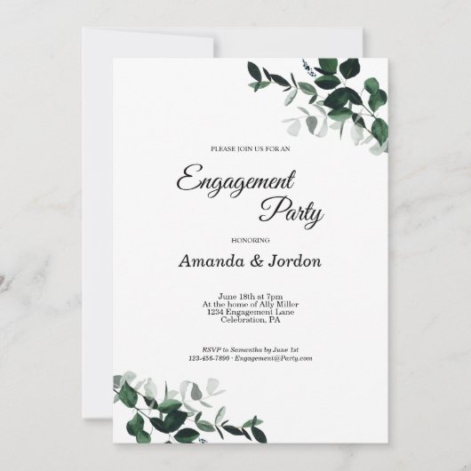 Einladung einer neutralen botanischen Interessengr (Vorderseite)