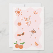 Einladung einer Spritz Older Birthday Party (Rückseite)