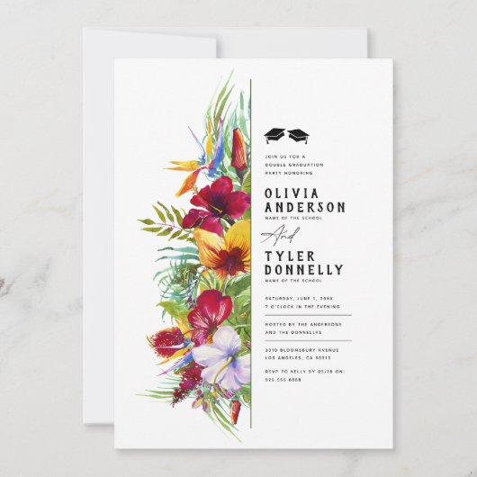 Einladung einer tropischen Doppelstudiengruppe (Vorderseite)