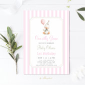 Einladung eines Albernen Gänsehuchses 1. Geburtsta