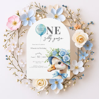 Einladung eines Albernen Gänsejungen zum 1. Geburt