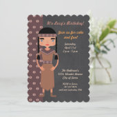 Einladung eines Amerikanische Ureinwohner zur Gebu (Stehend Vorderseite)