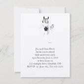 Einladung eines arabischen Pferdes (Rückseite)