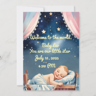 "Einladung eines Babyschlafers Einladung