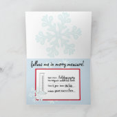 Einladung eines Becherglases (Innenseite)