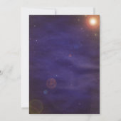 Einladung eines Blue & Lila Laser-Tags (Rückseite)