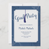 Einladung eines botanischen Frame-Abschlusses (Vorderseite)