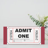 Einladung eines Coolen Ereignisses (Stehend Vorderseite)