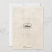 Einladung eines Dampfschifffahrts-Tickets - Benutz (Rückseite)