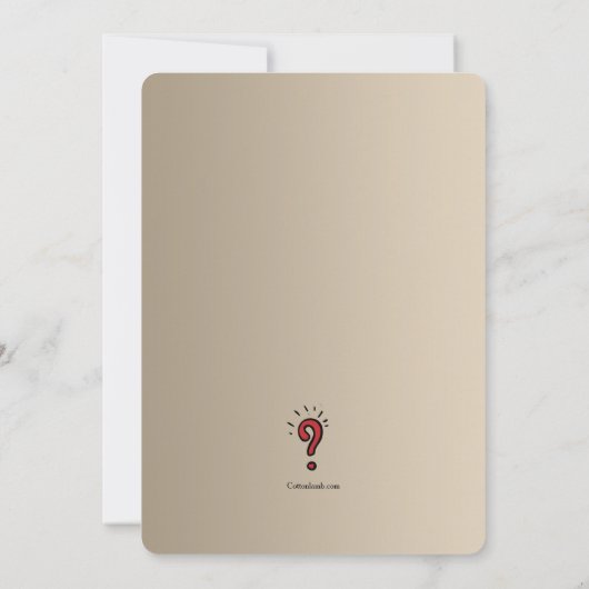 Einladung eines Detektivs (Rückseite)