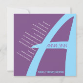 EINLADUNG EINES ERSTEN Bar BAT MITZVah (Vorderseite)