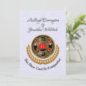 Einladung eines Feuerwehrmanns (Stehend Vorderseite)