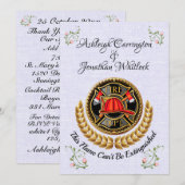 Einladung eines Feuerwehrmanns (Vorne/Hinten)