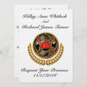 Einladung eines Feuerwehrmanns (Vorne/Hinten)