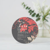 Einladung eines Foliage Drama (Stehend Vorderseite)