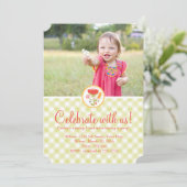 Einladung eines Geburtstags (Stehend Vorderseite)