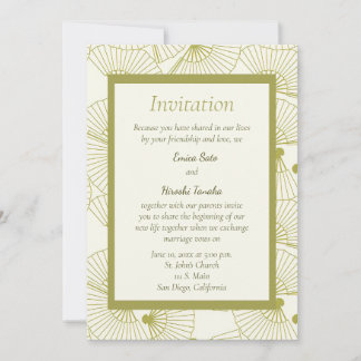 Einladung eines japanischen Fans zur Hochzeit