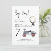 Einladung eines jeden Vintagen Rennwagens im Alter (Stehend Vorderseite)