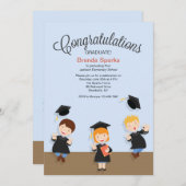 Einladung eines jungen Abschlusses mit Hochschulab (Vorne/Hinten)