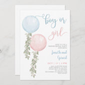 Einladung eines Jungen oder Mädchens zur Aufdeckun (Vorne/Hinten)