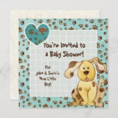 Einladung eines Jungen zur besten Freundschafts-Ba (Vorne/Hinten)