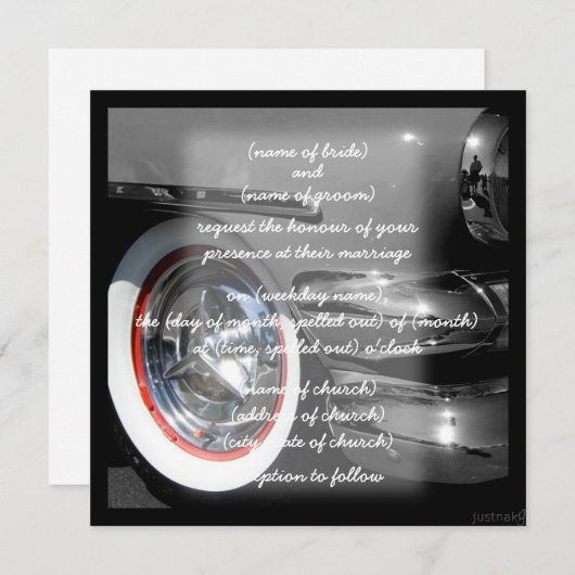 Einladung eines Klassikers (Vorne/Hinten)