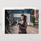 Einladung eines klassischen, eleganten Script-Absc (Vorne/Hinten)