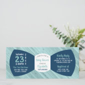 Einladung eines kleinen Babyduschers, Krawatte von (Stehend Vorderseite)