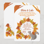 Einladung eines kleinen Eichhörnchens (Vorne/Hinten)