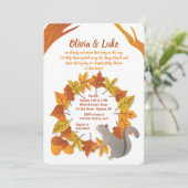 Einladung eines kleinen Eichhörnchens (Stehend Vorderseite)