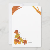 Einladung eines kleinen Eichhörnchens (Rückseite)