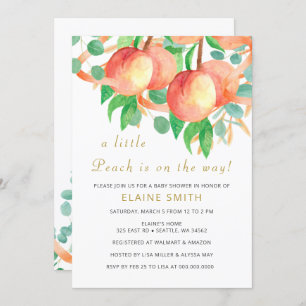 Einladung eines kleinen Pfirsichgeschlechts zur ne