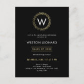 Einladung eines Kranken Abschlusses Postkarte (Vorderseite)