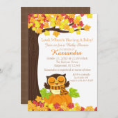 Einladung eines Kürbiskinderduschers (Vorne/Hinten)