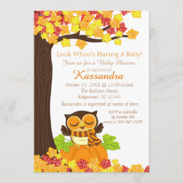 Einladung eines Kürbiskinderduschers