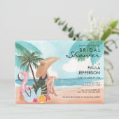 Einladung eines Mädchens an die Bridal-Dusche (Stehend Vorderseite)