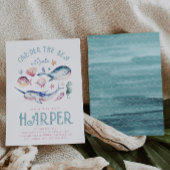 Einladung eines Mädchens an einem Geburtstag