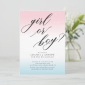 Einladung eines Mädchens oder eines Junggeschlecht (Stehend Vorderseite)