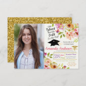 Einladung eines medizinischen Abschlusses (Vorne/Hinten)