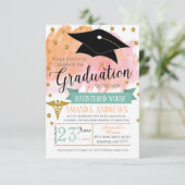 Einladung eines medizinischen Abschlusses (Stehend Vorderseite)