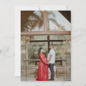 Einladung eines neutralen männlichen oder weiblich (Rückseite)